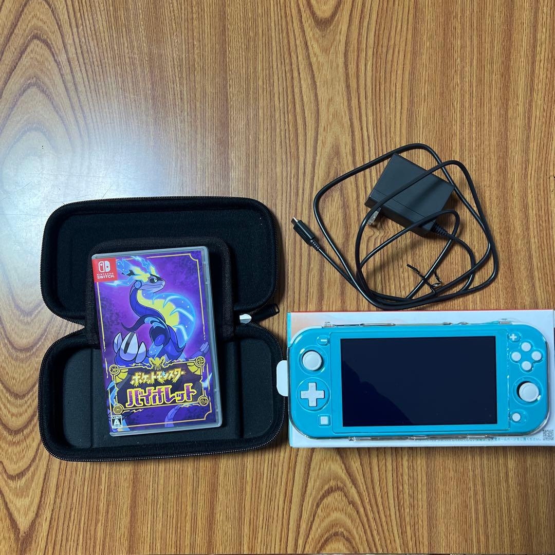 Nintendo Switch Lite 水色 ポケモン、ケースセット