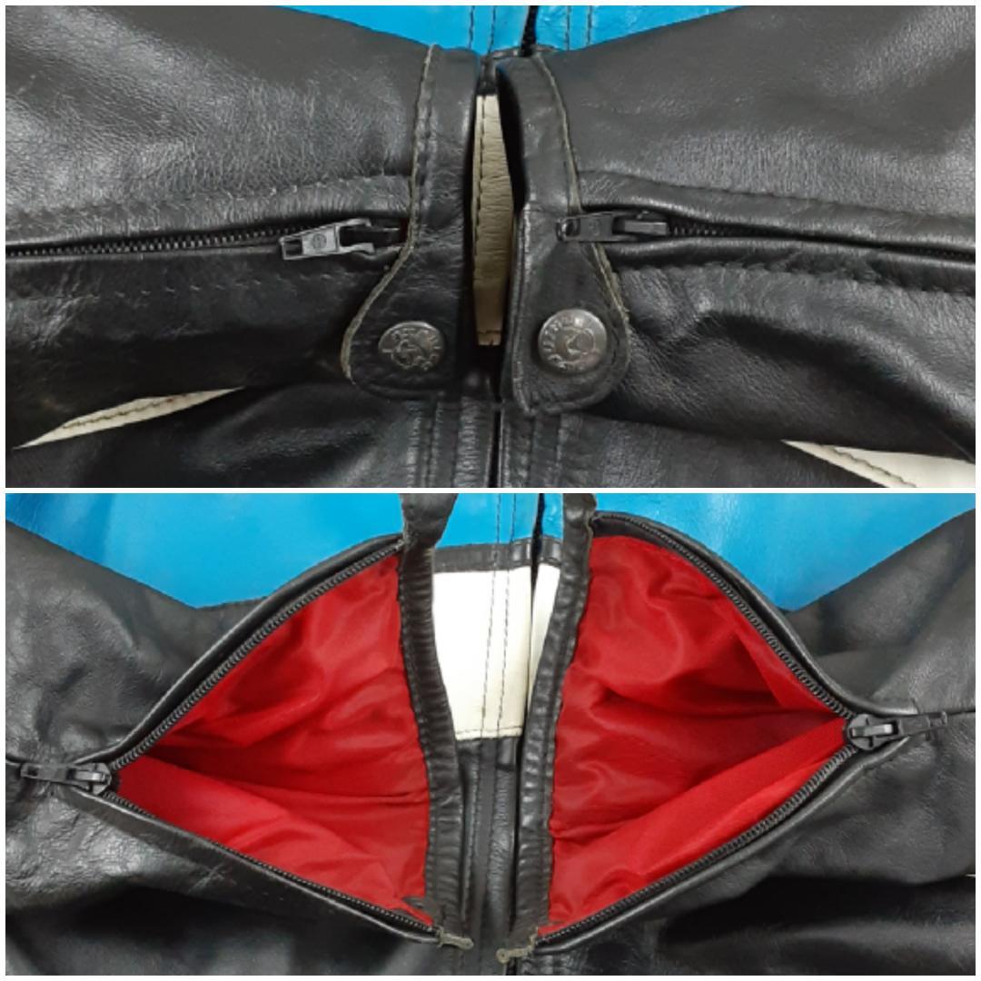 美品◎ダイネーゼ レーシングスーツ ブラック 黒 レザー イタリア製