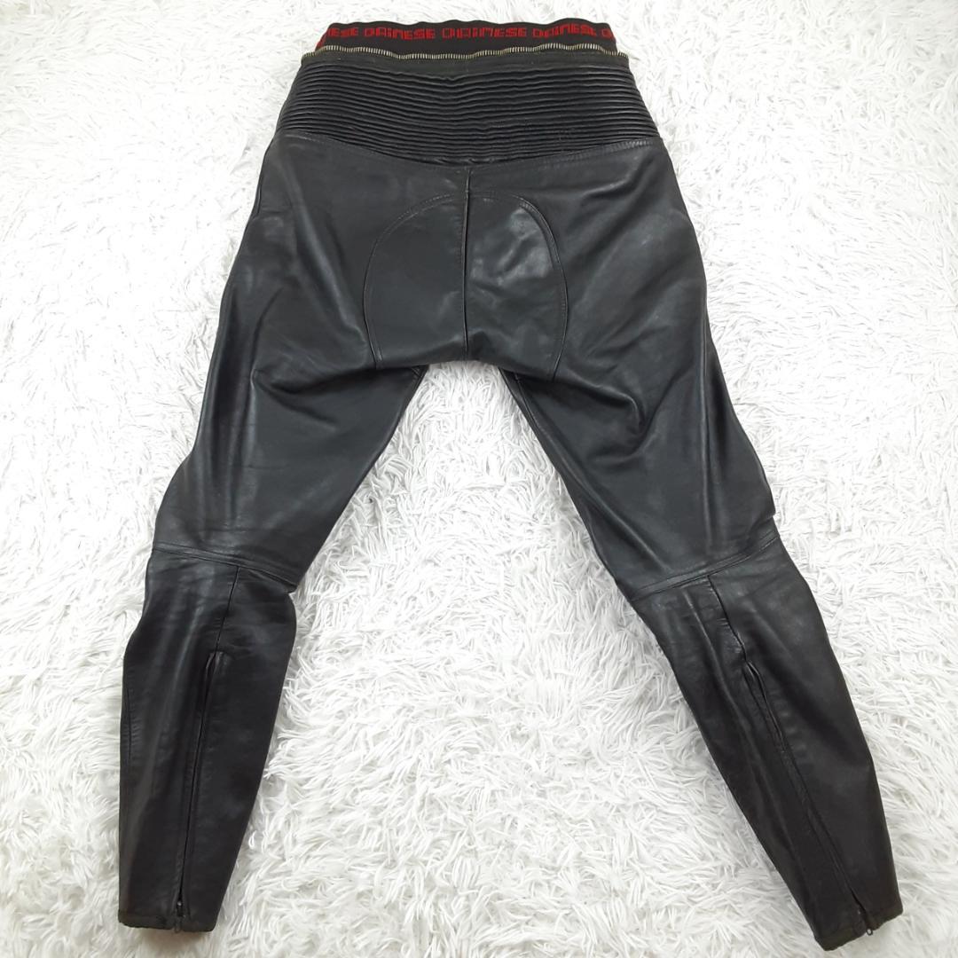 美品◎ダイネーゼ レーシングスーツ ブラック 黒 レザー イタリア製