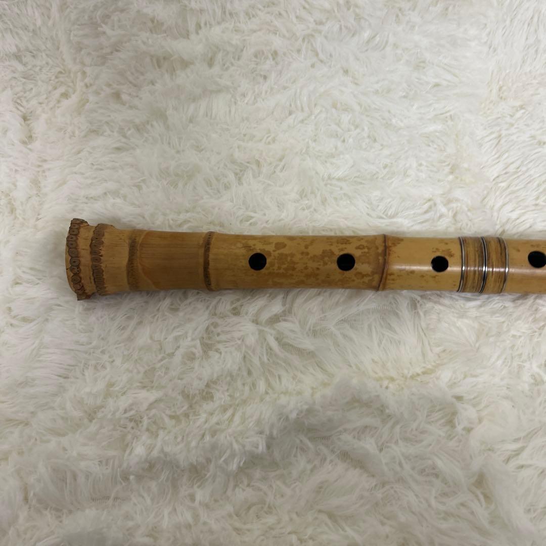 【希少品】尺八本体 58cm 倫童銘ニ印　1.9尺　竹製