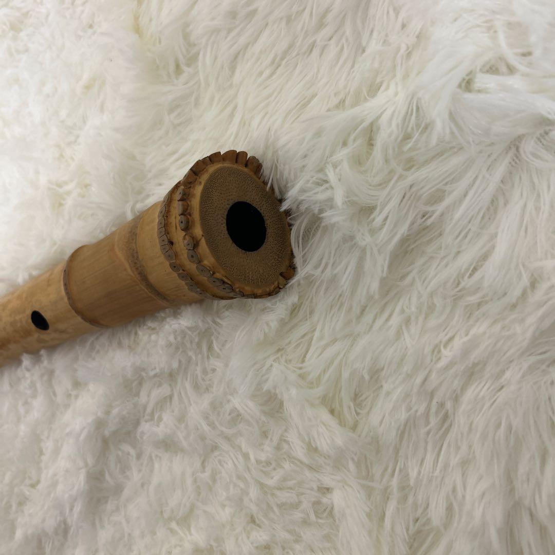 【希少品】尺八本体 58cm 倫童銘ニ印　1.9尺　竹製