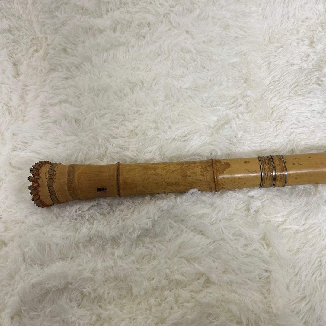 【希少品】尺八本体 58cm 倫童銘ニ印　1.9尺　竹製