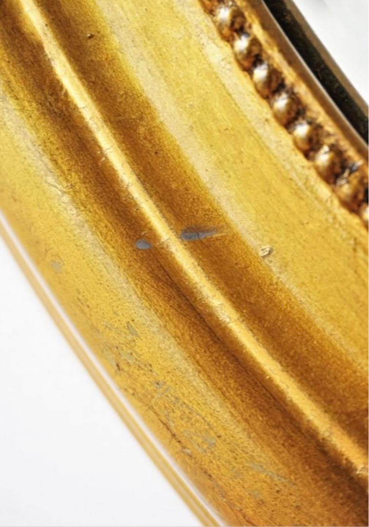 ヴィンテージ/楕円形/壁掛けミラー