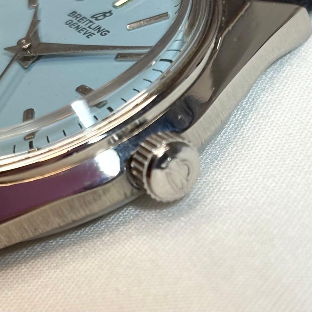 11628 青 【希少・極美品】ブライトリング 手巻き ヴィンテージ