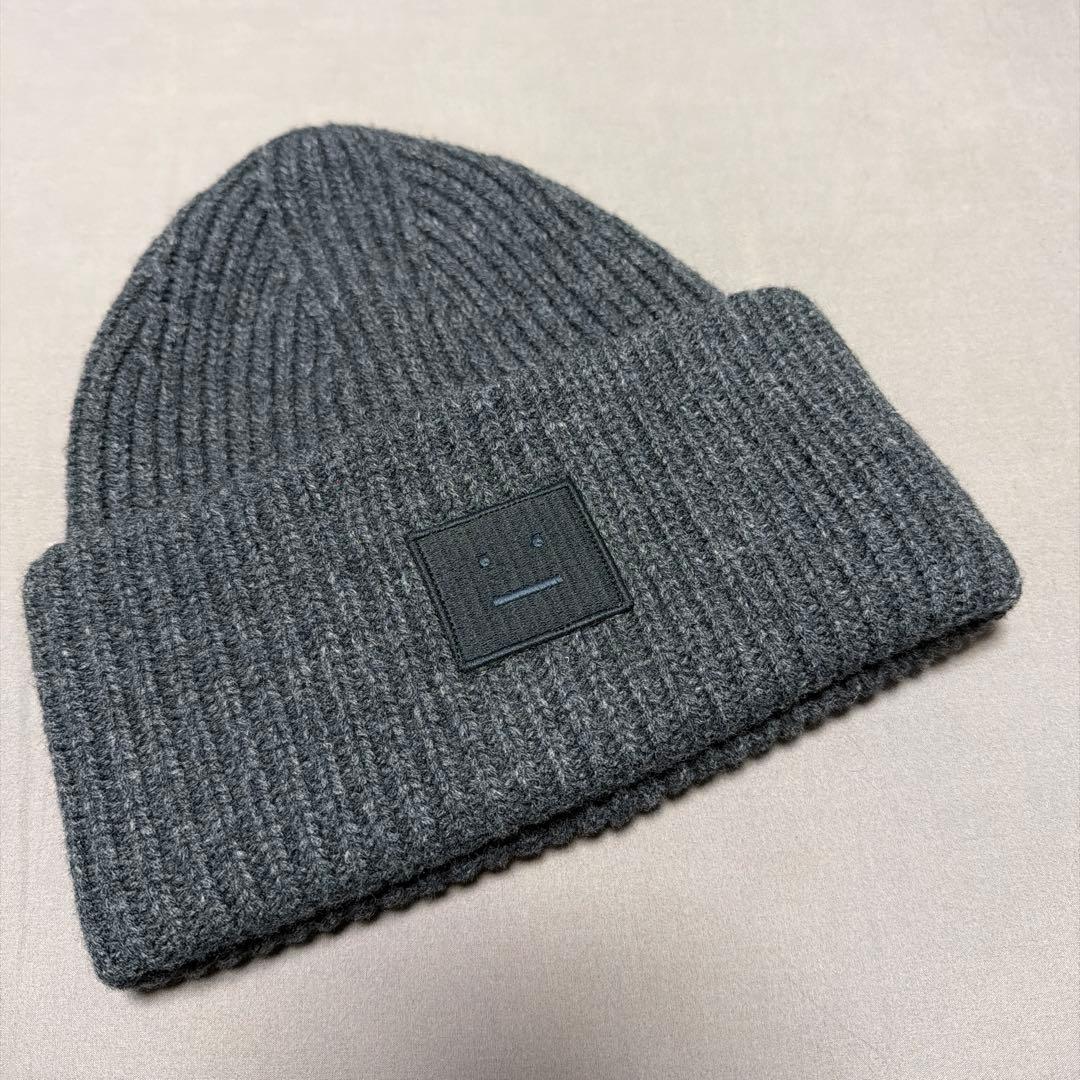 正規品 Acne Studios Pancy N Faceニット帽 新品