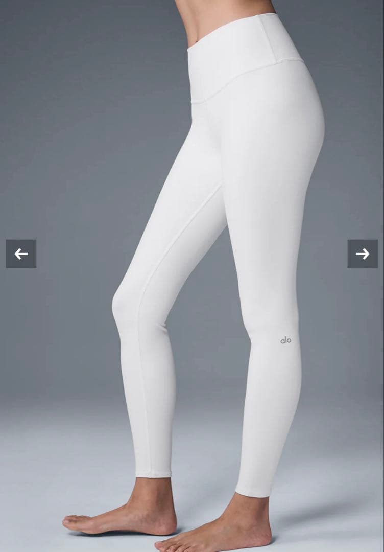 alo ヨガウェア ホワイト