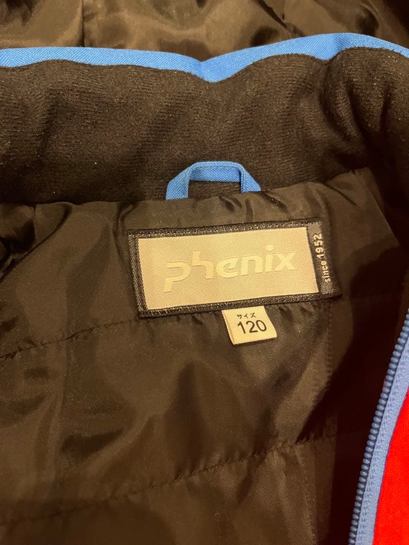 Phenix スキーウェアセット 子ども用 オレンジ青