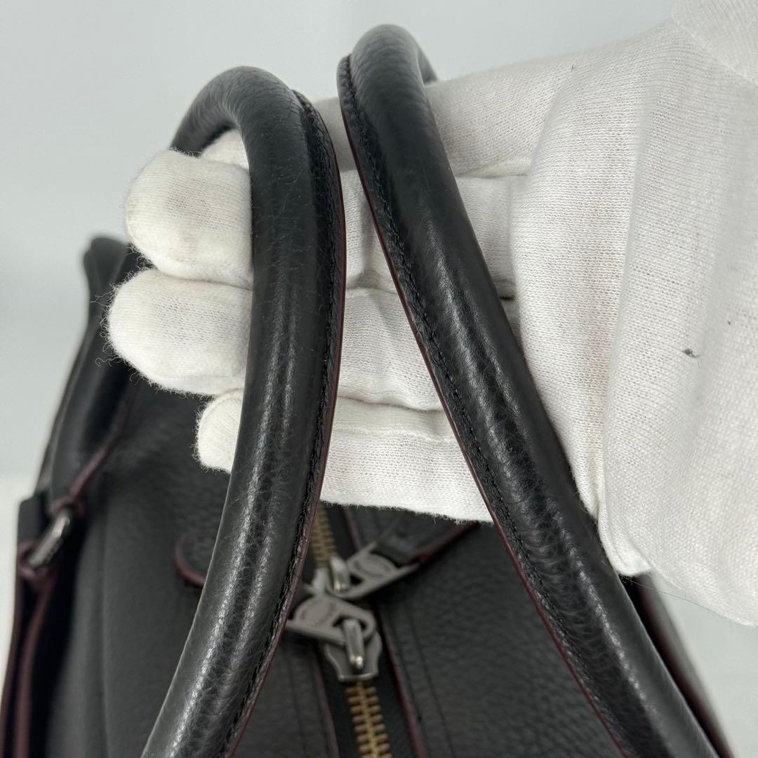 コーチ ボストンバッグ 2WAY ビジネスバック ブラック レザー F78130