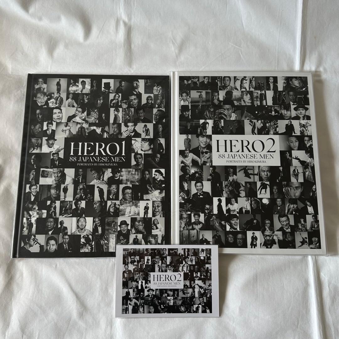 【新品】HERO1HERO2図録2冊ハガキ付き☆三浦春馬 佐藤健 城田優 写真集
