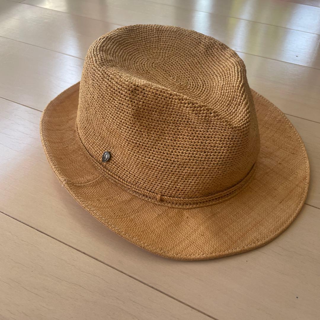ちー　KAMINSKI XYラフィアハット　Lサイズ　美品