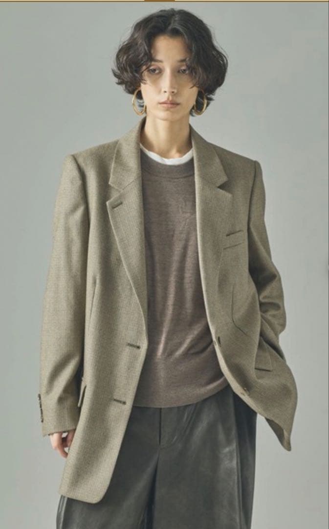 未使用　カレンソロジー　ガンクラブチェック　ジャケット