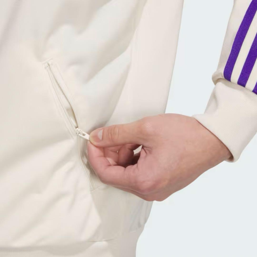 adidas ホワイト トラックジャケット