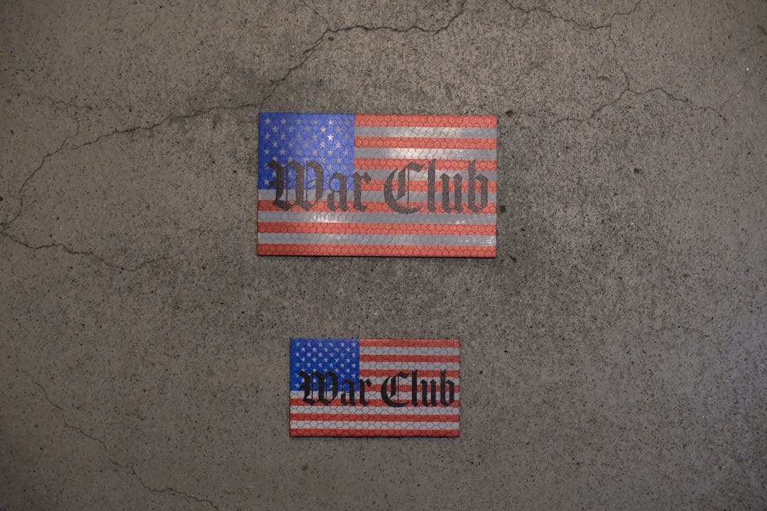 WAR CLUB フラッグIRパッチ　レギュラーサイズ