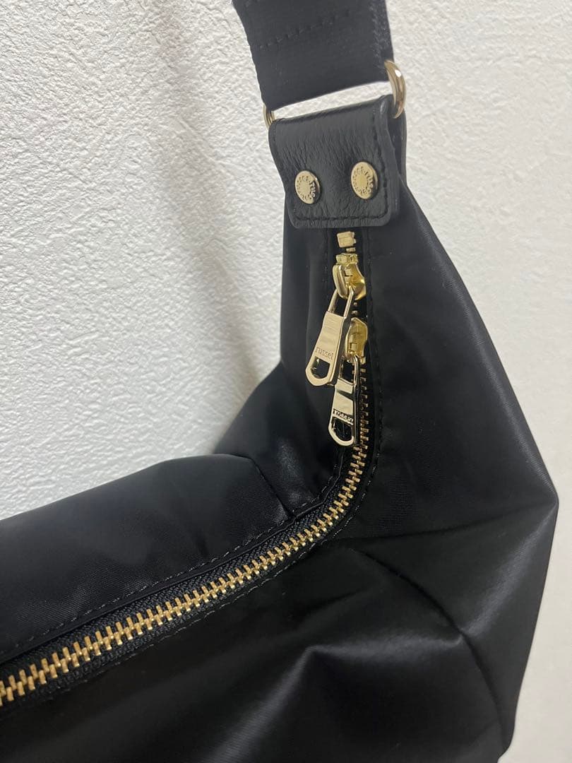 【極美品】ラシット　スリングバッグ　ボディバッグ　黒　金具ゴールド　大幅お値下げ