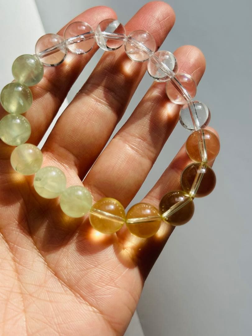 ユニドロブレスレット　グリーン系