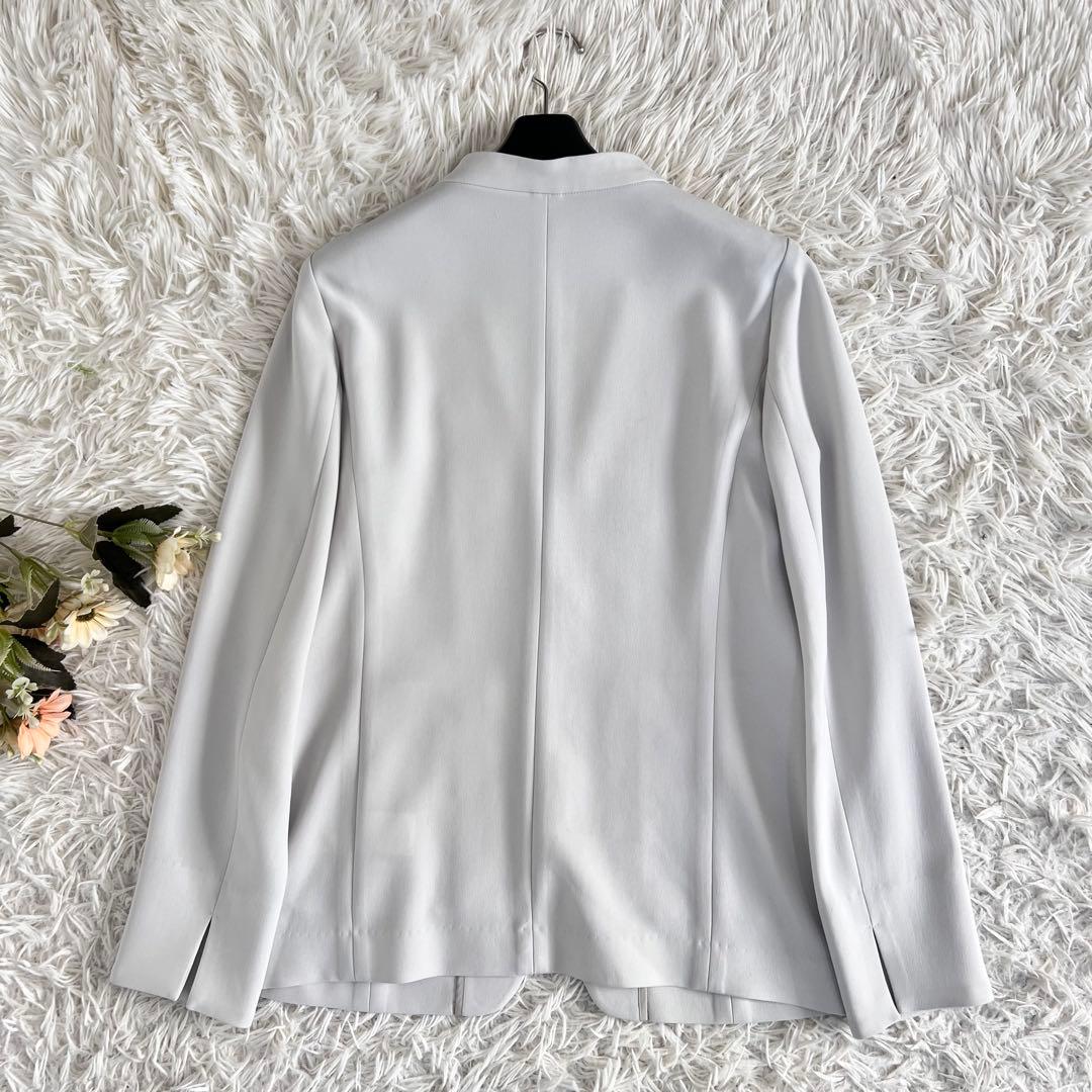 SOÉJU ソージュ ノーカラー ジャケット M ライト グレー