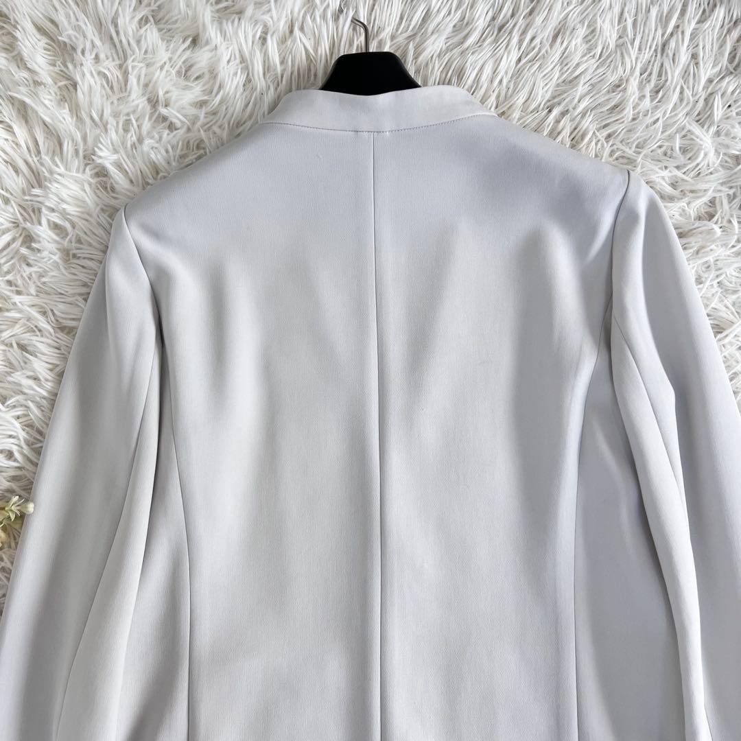 SOÉJU ソージュ ノーカラー ジャケット M ライト グレー