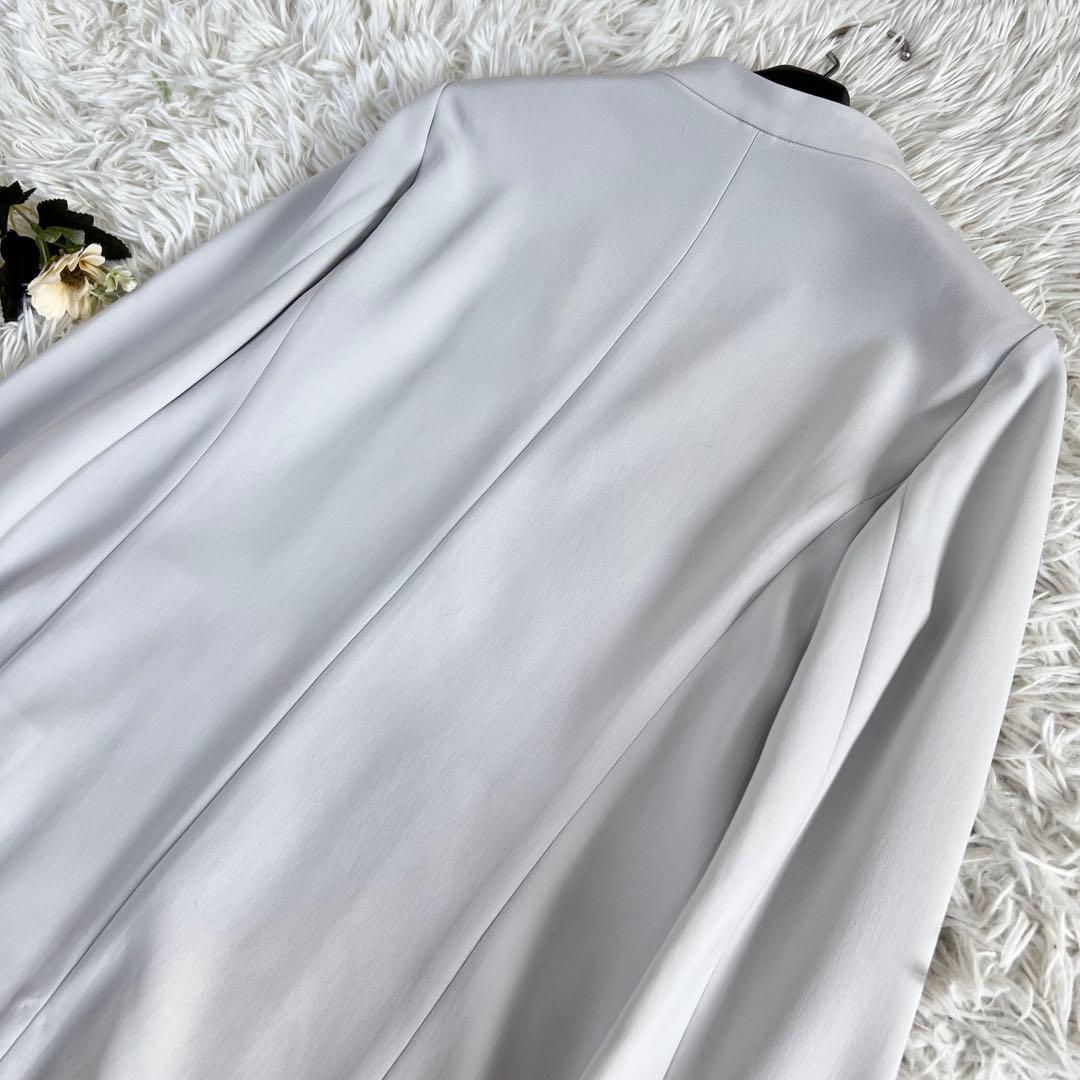 SOÉJU ソージュ ノーカラー ジャケット M ライト グレー