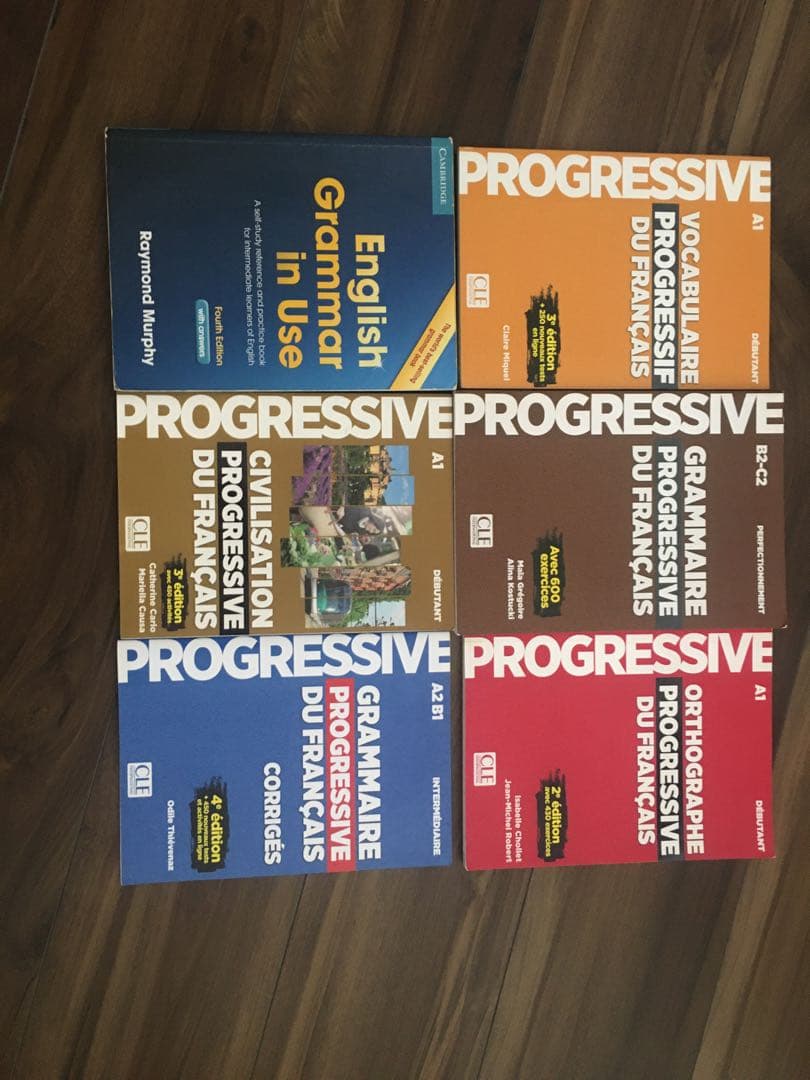 英語とフランス語学習教材セット