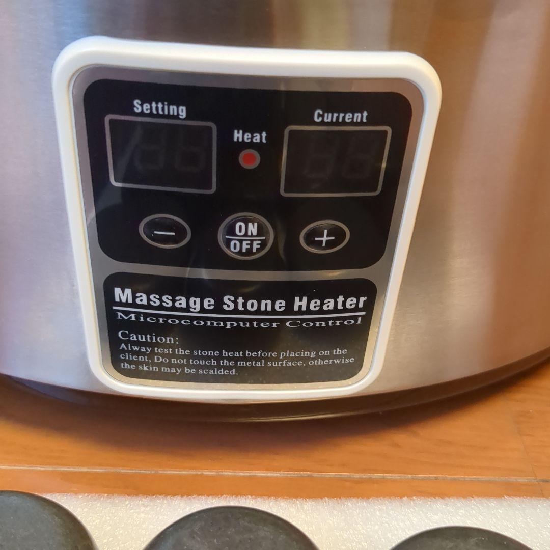 ホットストーンとホットストーンウォーマーのセット