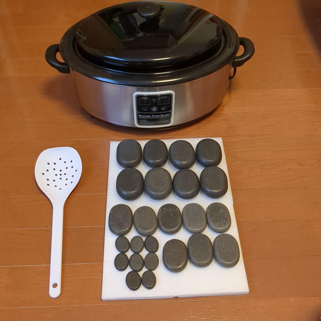 ホットストーンとホットストーンウォーマーのセット
