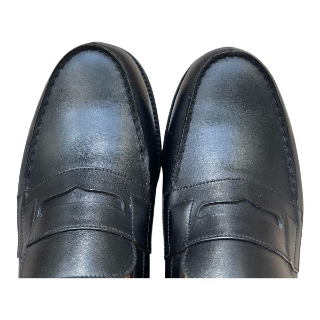 美品 JM WESTON 180 ローファー 6C 純正シューツリー付 ブラック