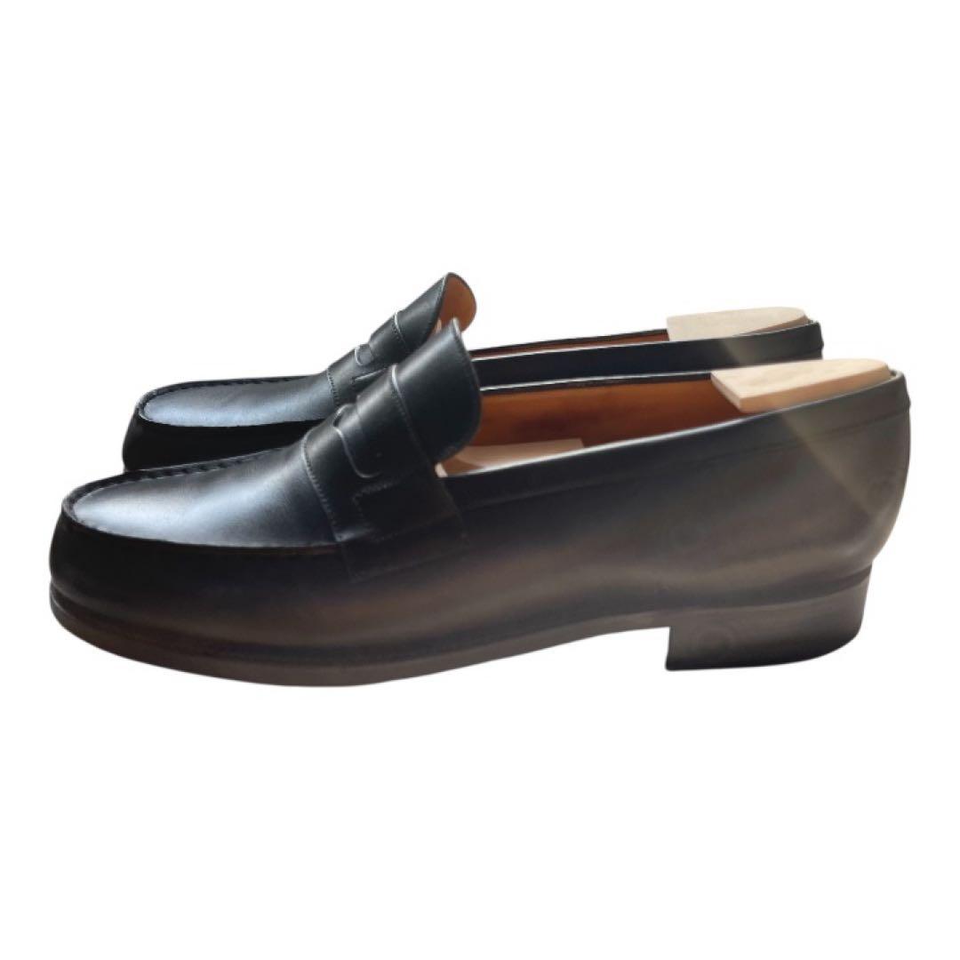 美品 JM WESTON 180 ローファー 6C 純正シューツリー付 ブラック