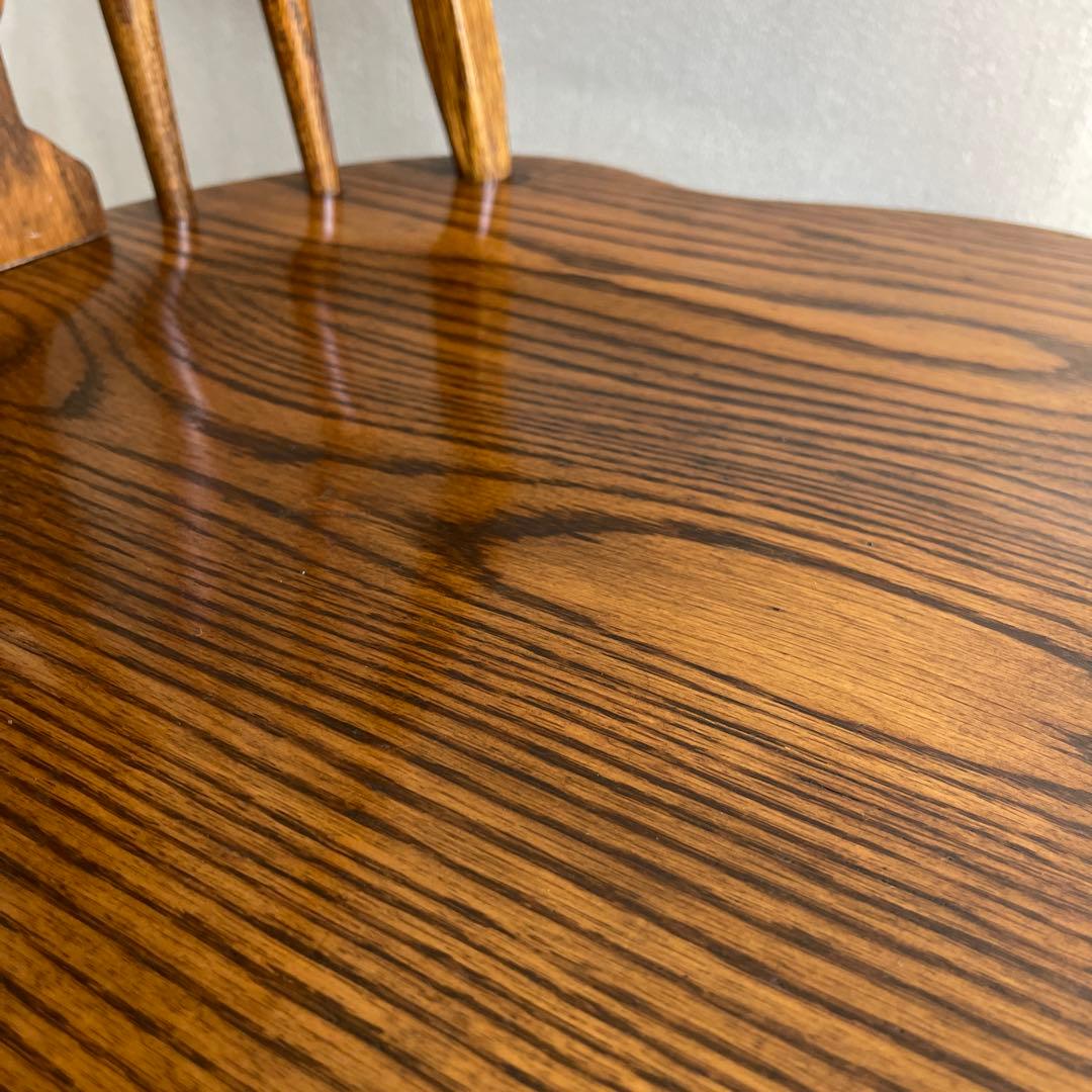 オールドヴィンテージ　オークウィンザーチェア　カントリー　猫脚