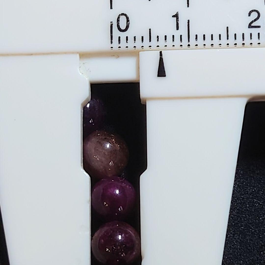 ★ルベライトトルマリン 6.3ミリ珠 ブレスレット②(SA)