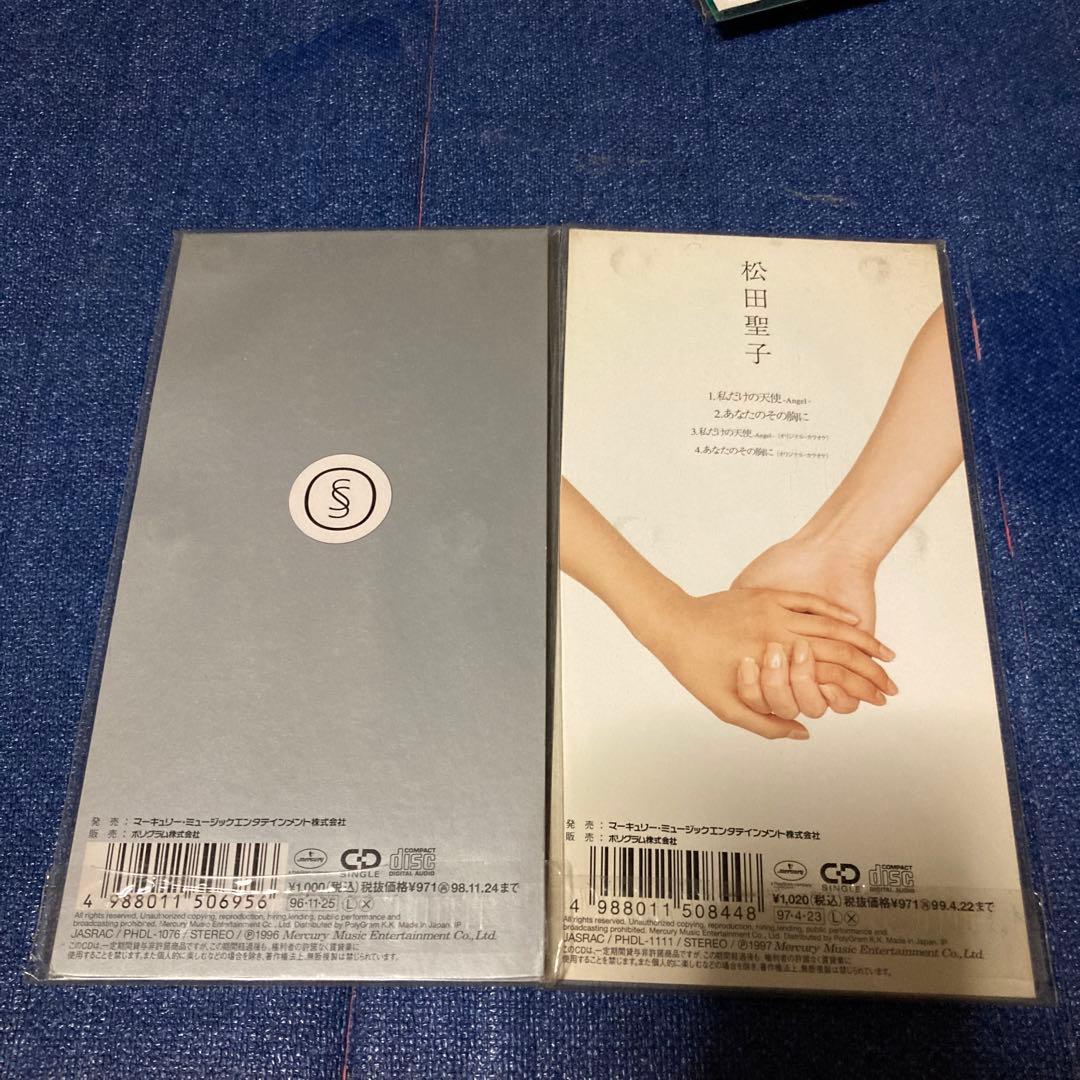 松田聖子 .さよならの瞬間.私だけの天使　8センチ8cmシングル CD 未開封