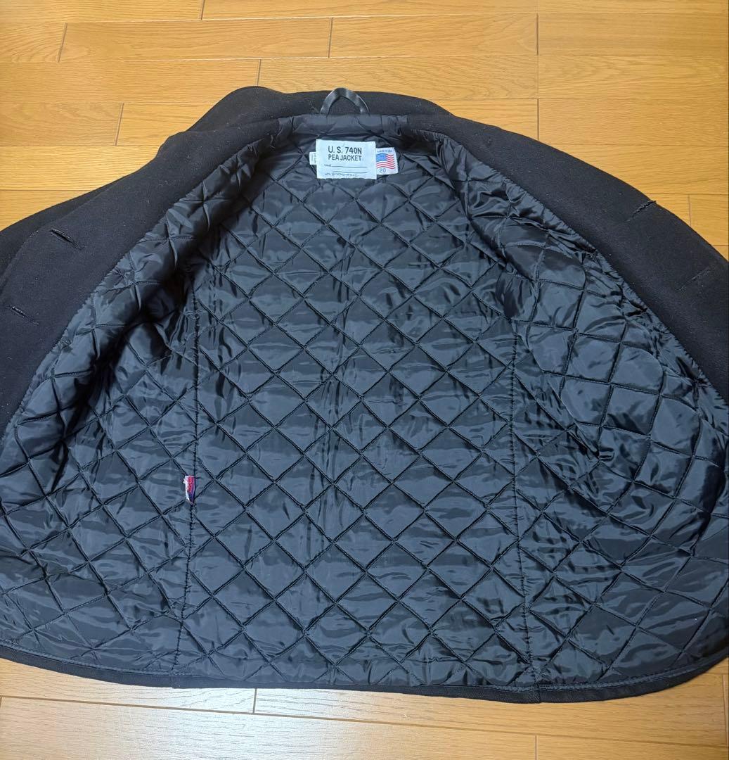 Schott ピーコート Pコート ブラック　ボーイズ20サイズ