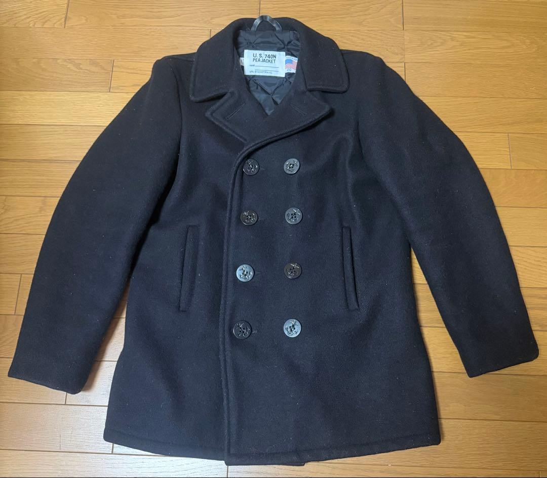 Schott ピーコート Pコート ブラック　ボーイズ20サイズ