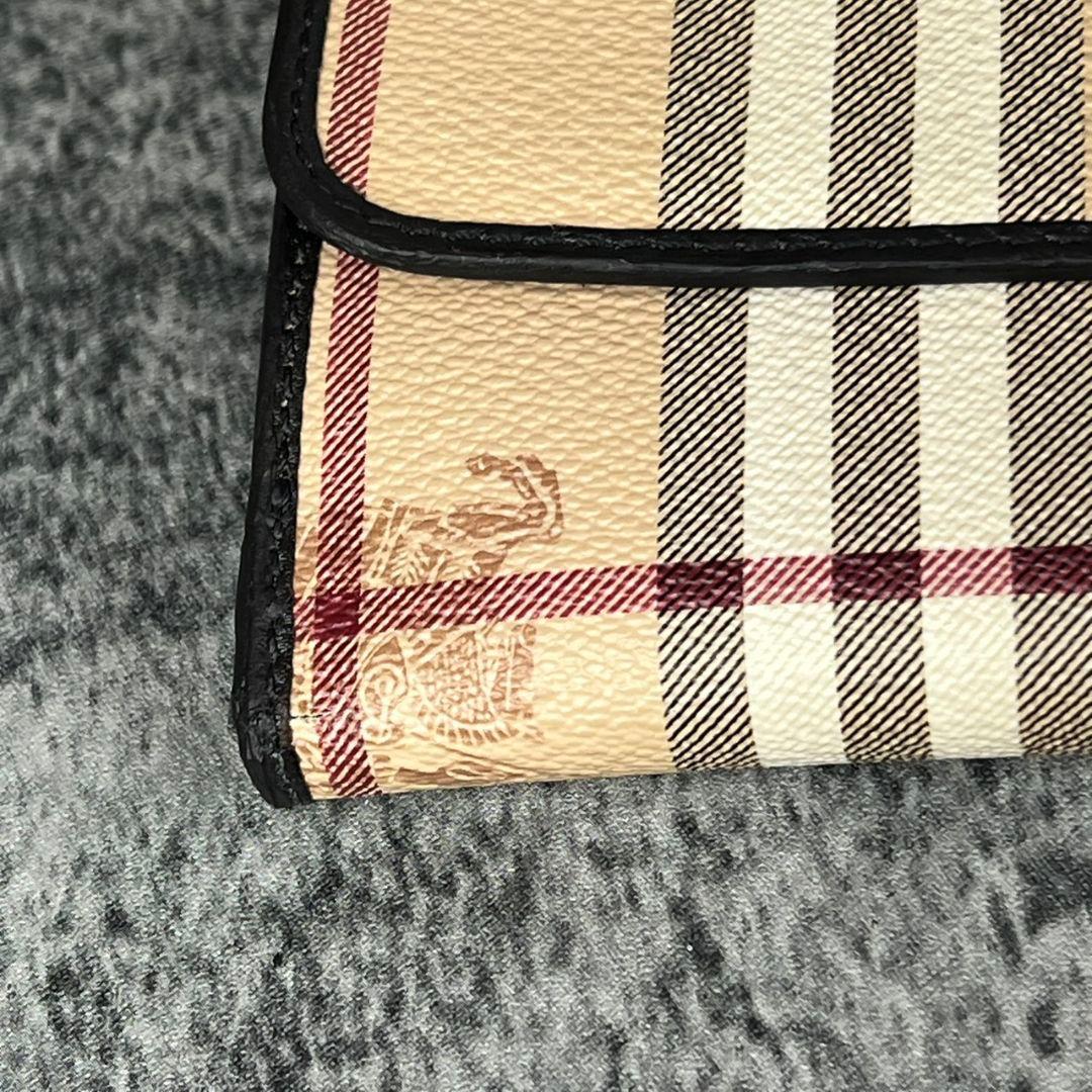 BURBERRY ノバチェック ホースロゴ 長財布
