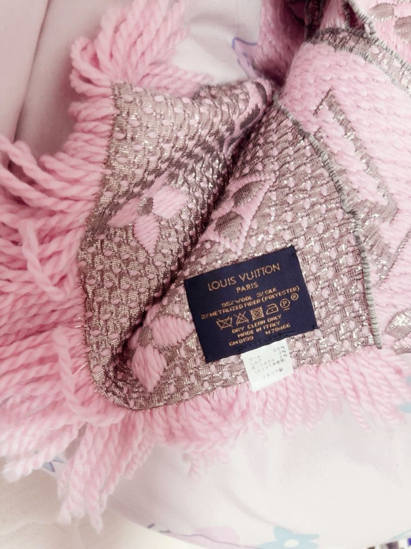 ♥LOUIS VUITTON ピンク マフラー♥