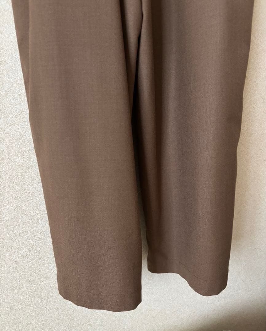 NO CONTROL AIR 梳毛ウール＆ポリエステル 2タックサロペット