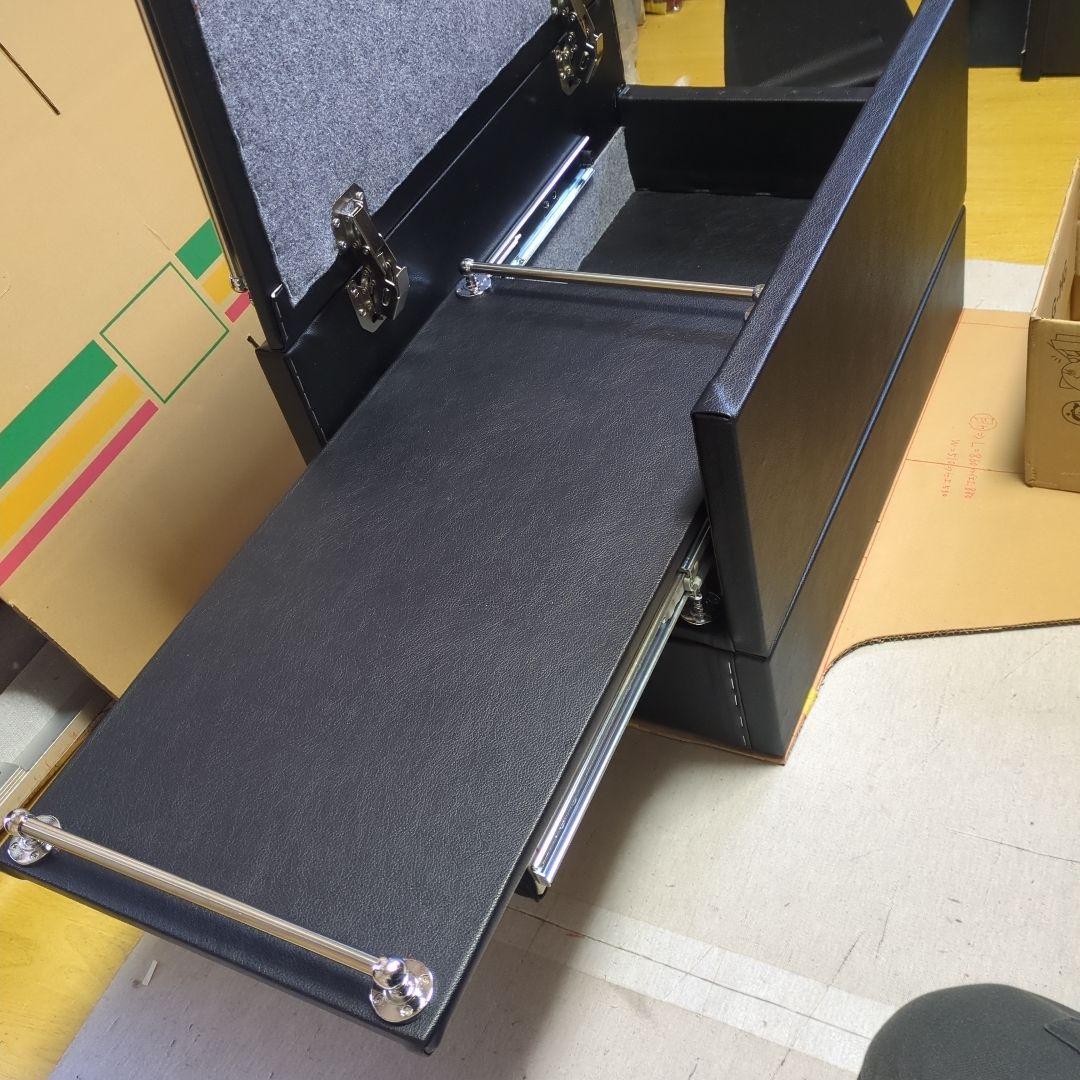 【宮城】コンソールBOX【ブラックレザー】