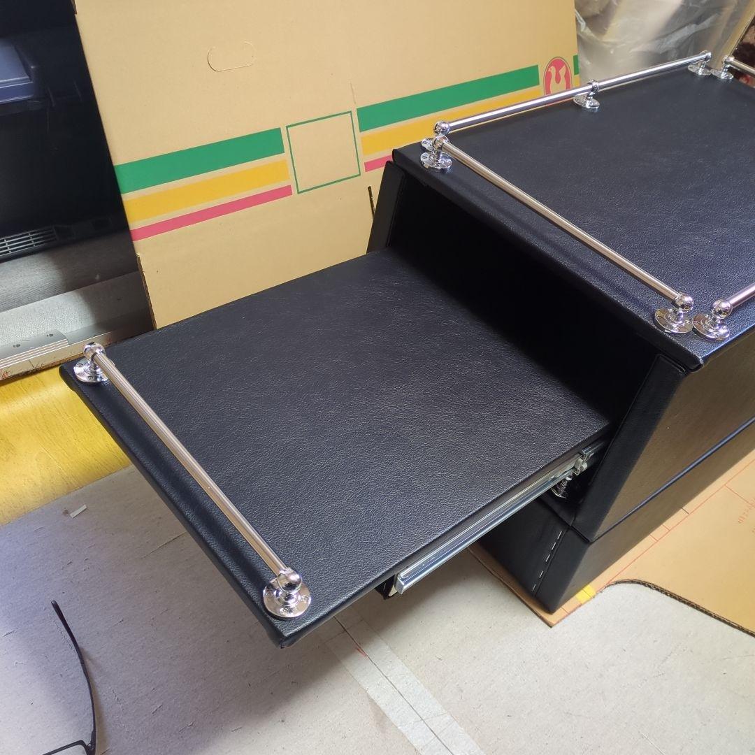 【宮城】コンソールBOX【ブラックレザー】