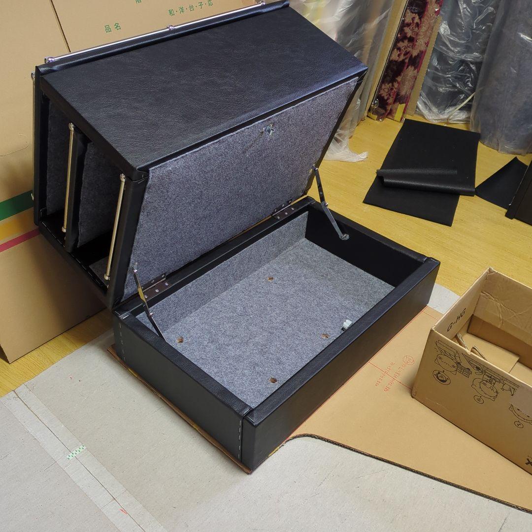 【宮城】コンソールBOX【ブラックレザー】