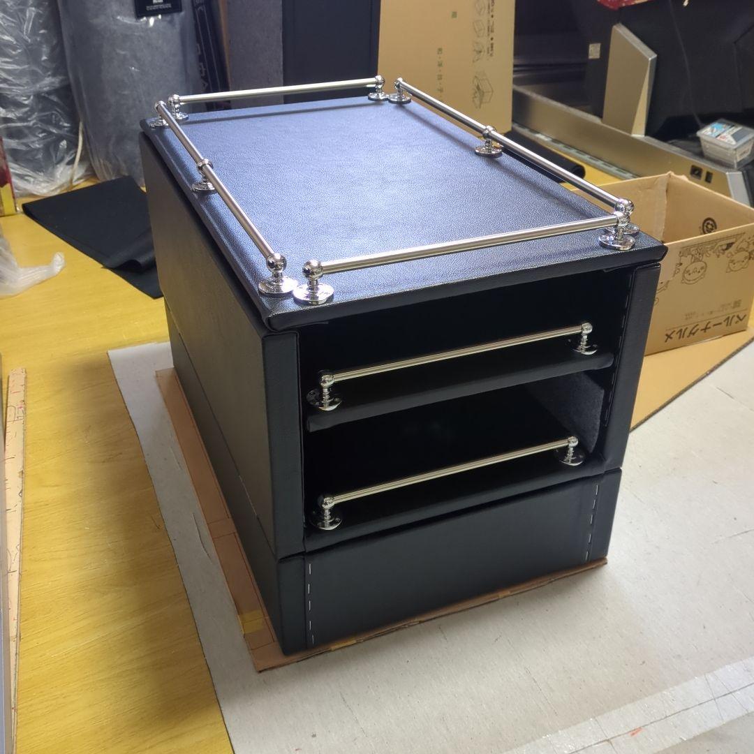 【宮城】コンソールBOX【ブラックレザー】