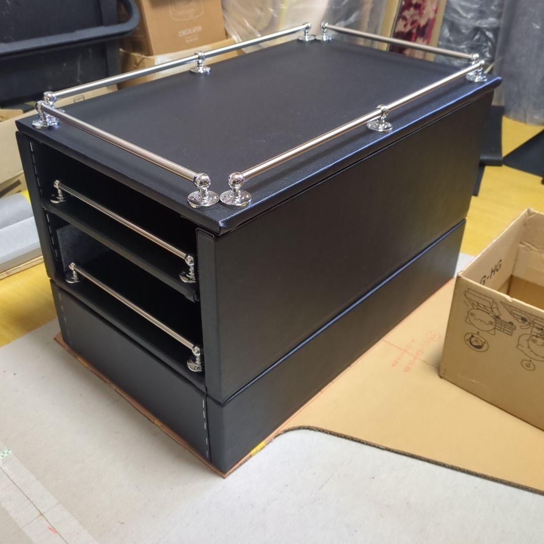 【宮城】コンソールBOX【ブラックレザー】