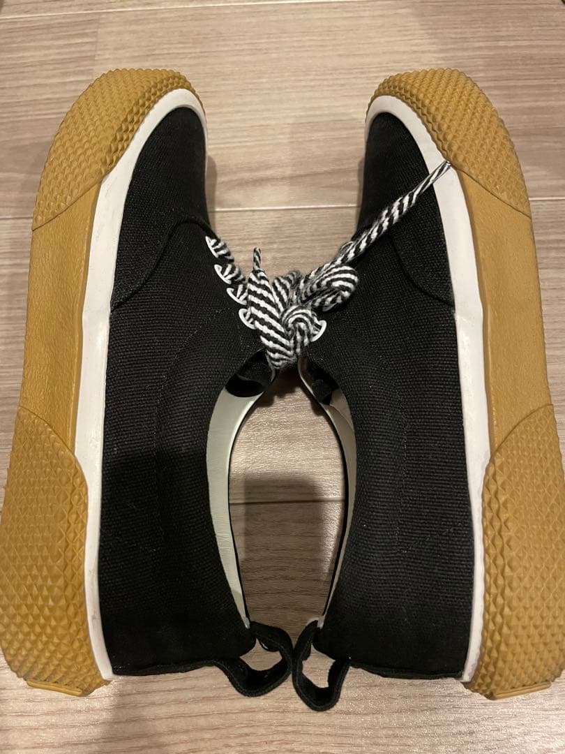 CÉLINE 黒 キャンバス スニーカー