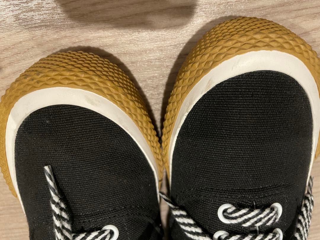 CÉLINE 黒 キャンバス スニーカー