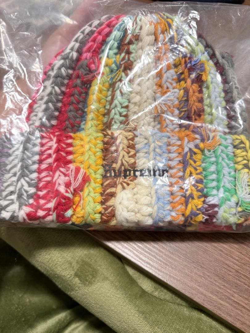 帽子 Supreme hand tied beanie multi