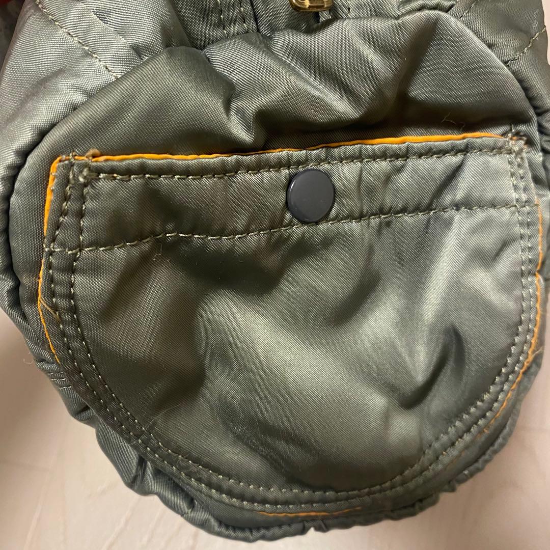 美品！廃盤品レア☆PORTERポーター タンカー ミニボストンバッグSセージ☆