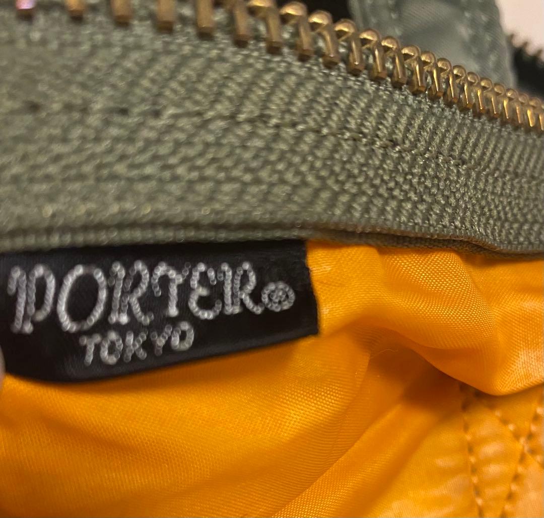 美品！廃盤品レア☆PORTERポーター タンカー ミニボストンバッグSセージ☆
