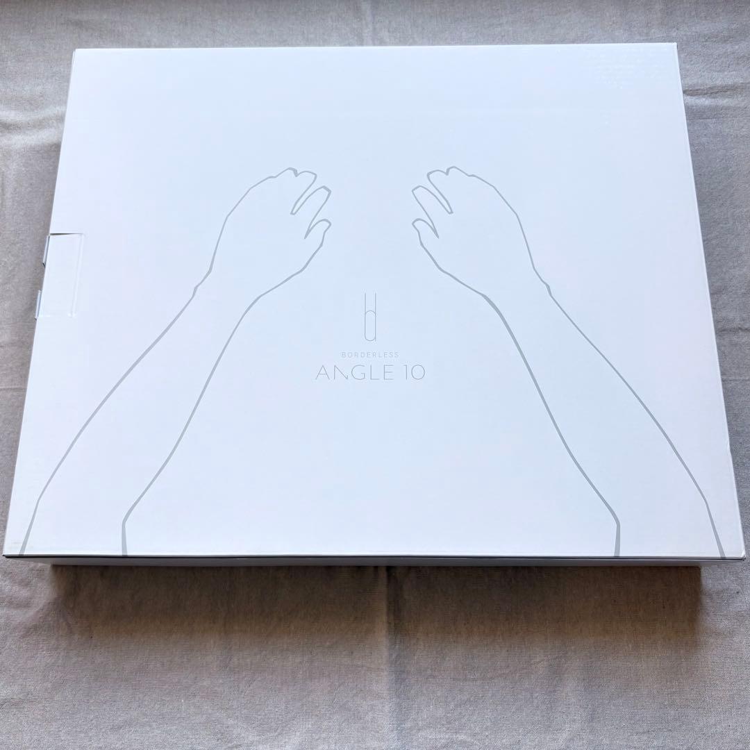 【美品】卓上傾斜台ANGLE 10 デスクマット付き（WH-AG10-BK）