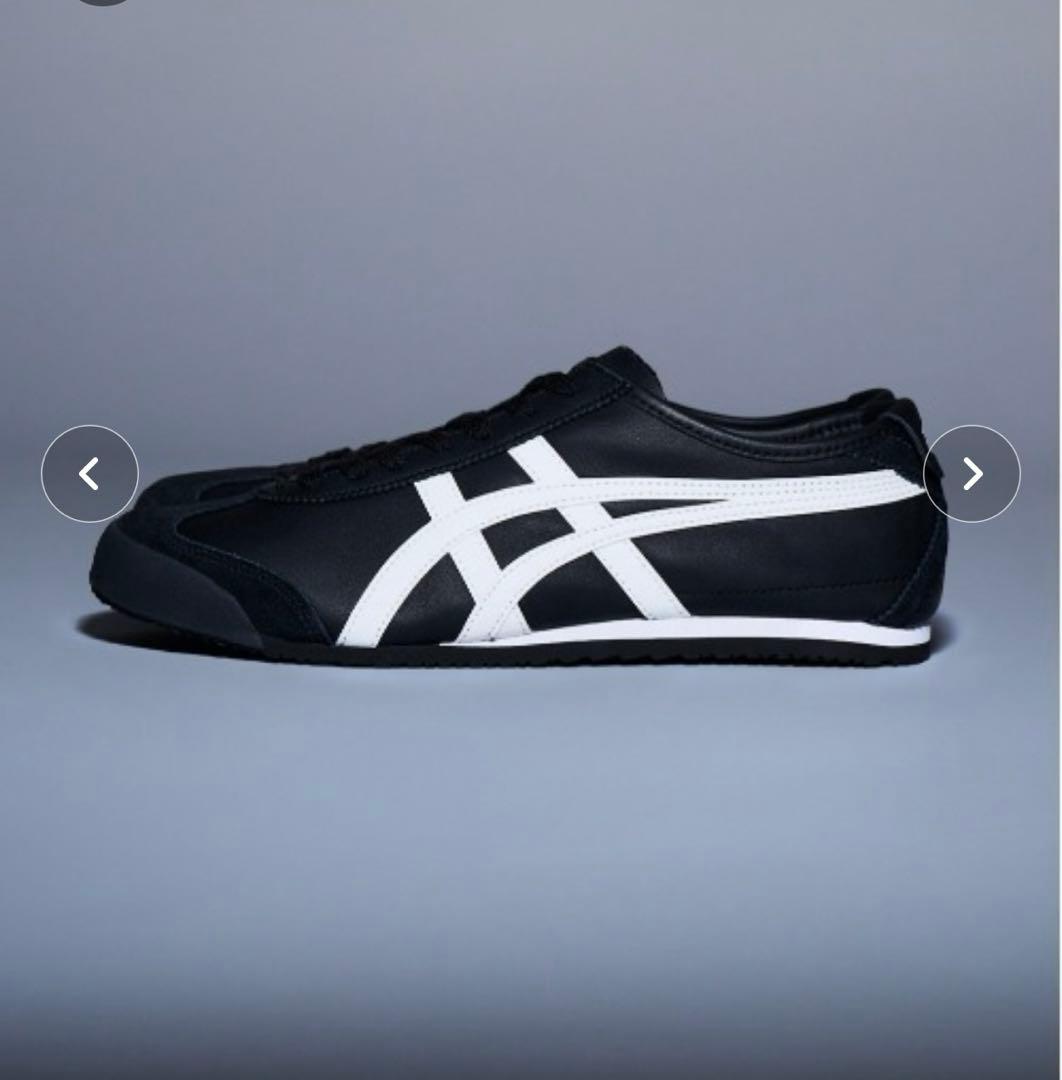 Onitsuka Tiger MEXICO 66 ブラック×ホワイト 24.5