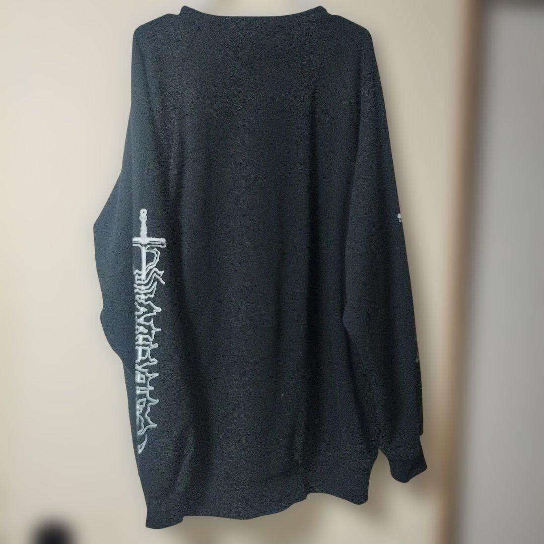 amilige アミリージュ　くま　プリントスウェット　ブラック