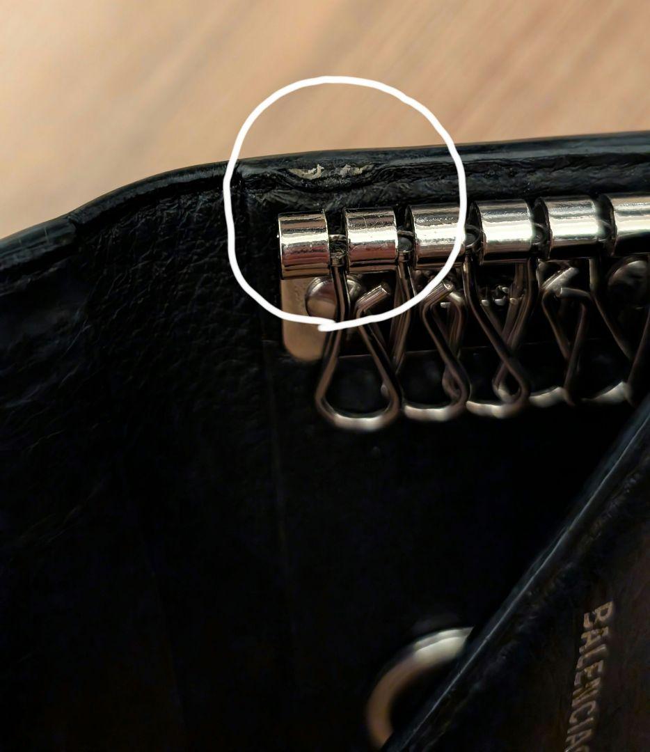 BALENCIAGA　6連キーケース　ブラック