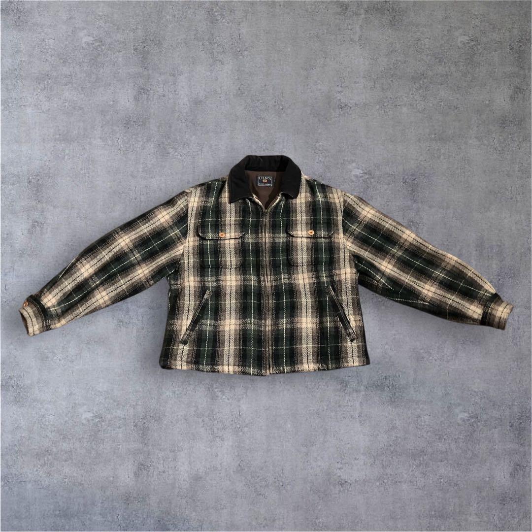 CHAPS RALPH LAUREN ウールチェックジャケット M 短丈 希少